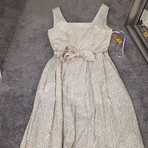 Yellow Daniel cremieux dress with pockets